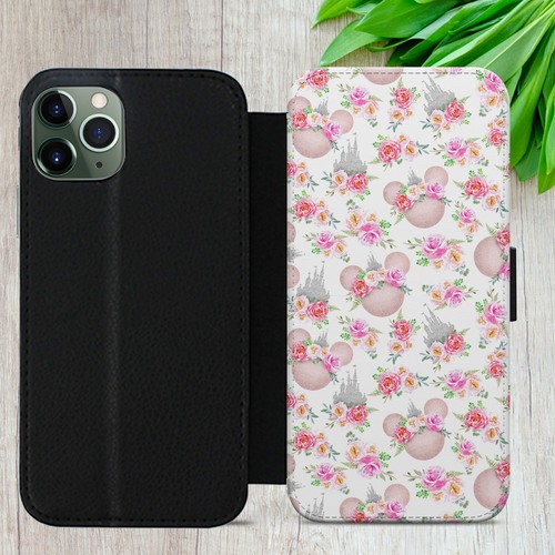 MICKEY MOUSE CASTLE FLIP FOR IPHONE SAMSUNG HUAWEI PIXEL WALLET PHONE CASE COVER - Picture 18 of 18