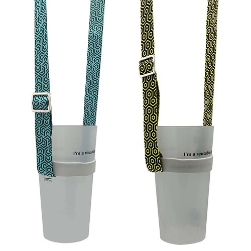 Music Festival Beer Lanyard Eco Cup Carrier Holder Bottle Strap Can