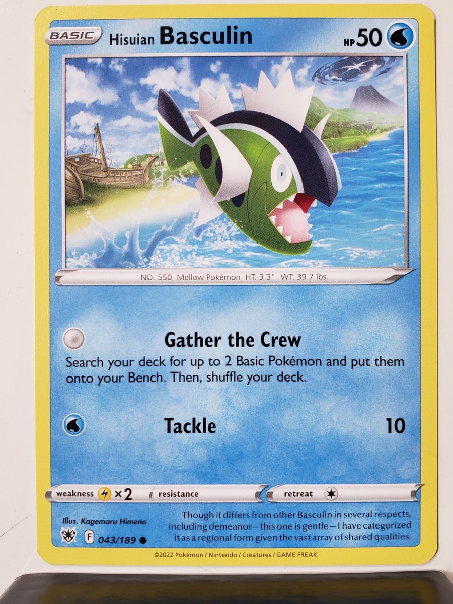 basculin pokemon card value Hisuian - SWSH273 Holo Rare Promo Colorless Swarm the Wound (30+) This attack does 10 more damage for each damage counter on your opponents Active Pokmon Basculin Cards | Dex -