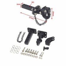 RC Car New Metal Hitch Trailer Hook For 1/10 Axial SCX10 90046 TRX-4 57 20 6mm