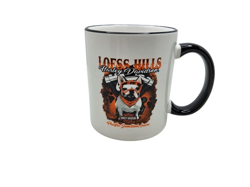 Vintage Loess Hills Harley Davidson Pacific Junction Iowa Mug - 第 1/4 張圖片