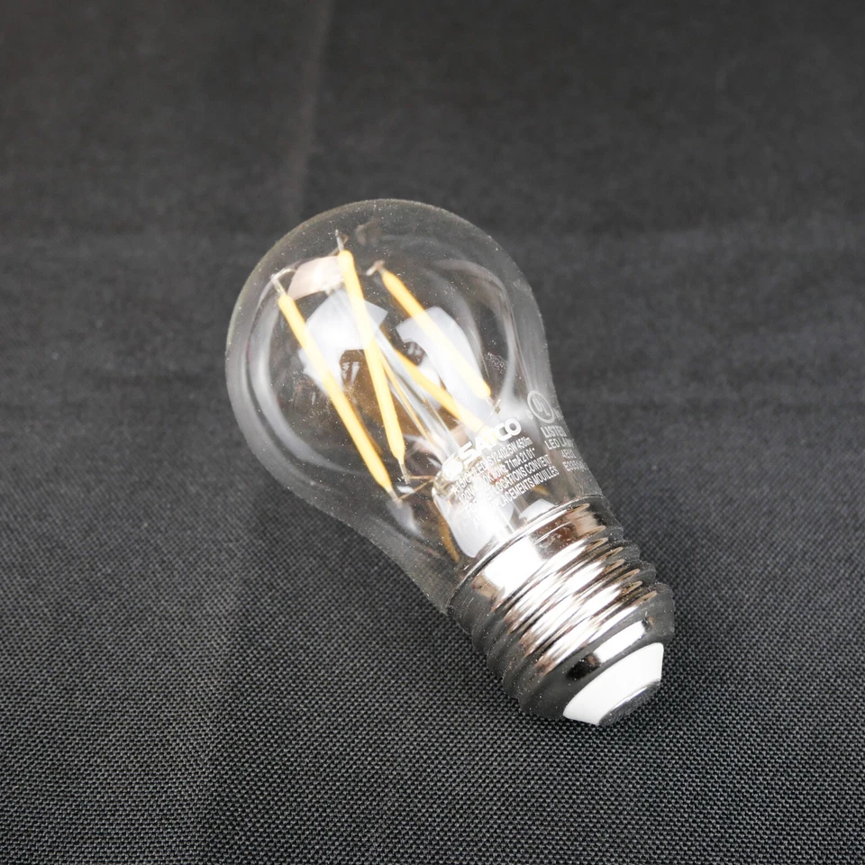 4 Pack Satco - S12402 LED Filament 120V 5W A15 Medium E26 Clear 4000K Cool White - Image 4 of 4
