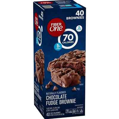 Fiber One Chocolate Fudge Brownie, 40 ct.