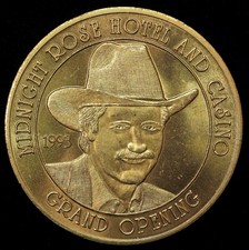 1993 Cripple Creek, Colorado Midnight Rose Hotel and Casino Opening Gaming Token