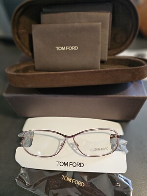 Tom Ford Oval Eyeglasses TF5161 072 Lilac/Violet 58mm FT5161