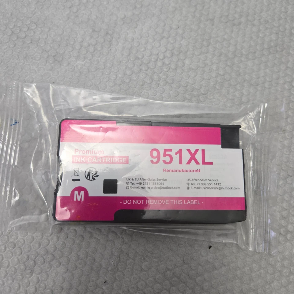 951XL For Officejet 8600 Series Magenta Ink Cartridge - Image 2 of 4
