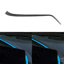 Carbon Fiber Middle Console Dashboard Trim Strip For Corvette C8 2020-2024