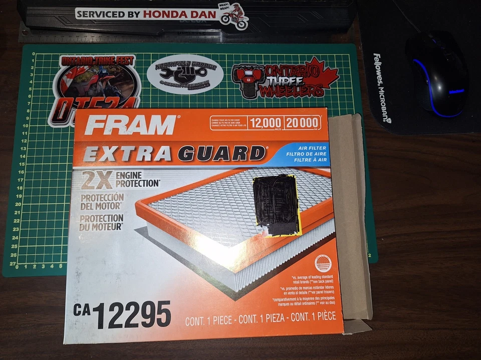 Воздушный фильтр Subaru/Mitsubishi Fram Extra Gaurd CA12295 подходит для 2,0-2,5 2017-2025 - Изображение 2 из 4