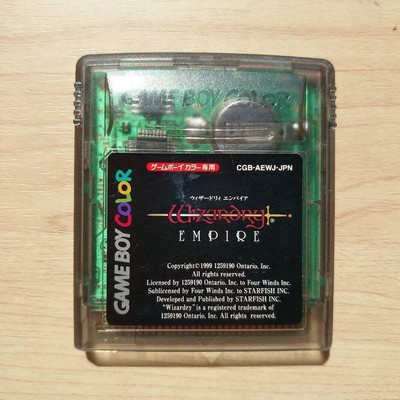 Wizardry Empire GB/GBC Nintendo GameBoy Color Cartridge | eBay