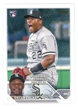 2023 Topps Update Golden Mirror SSP Oscar Colas RC Chicago White Sox #US205