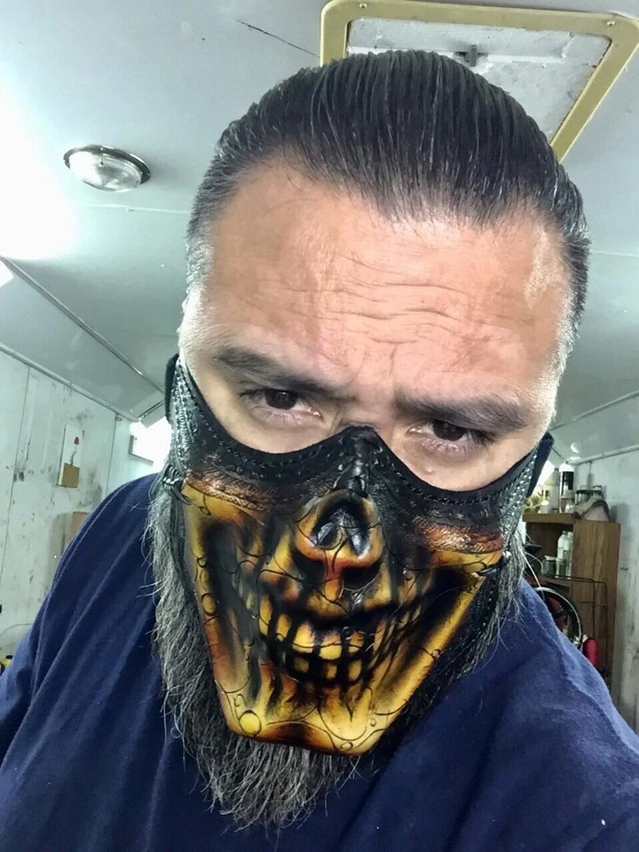 Custom Leather Riding Masks - Image 4 of 4