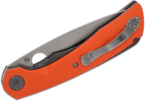 Mangos Spyderco Subvert Nati Amor S30V satinados hoja lisa naranja G10 C239GPOR - Imagen 3 de 4