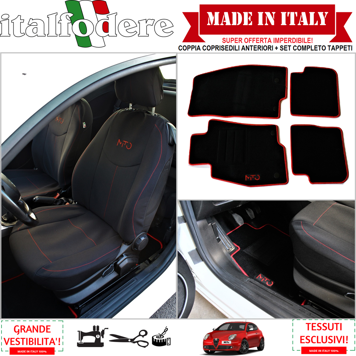 Tappetini Auto Personalizzati Per SEAT Leon III (2012-2020) Con Logo Ricamato