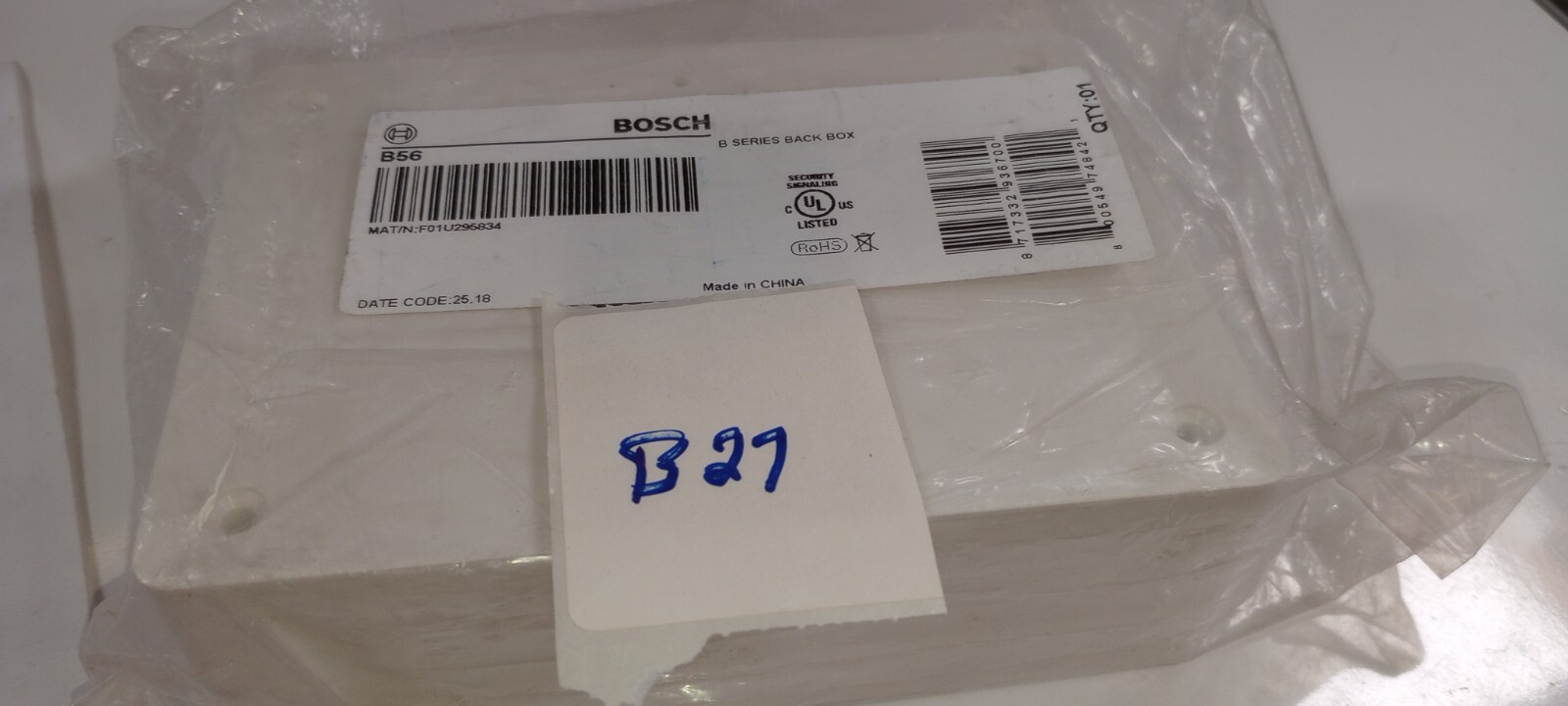 (3) Bosch B56 Keypad Mount Back Box, Security Keypad Mounting for Bosch B series