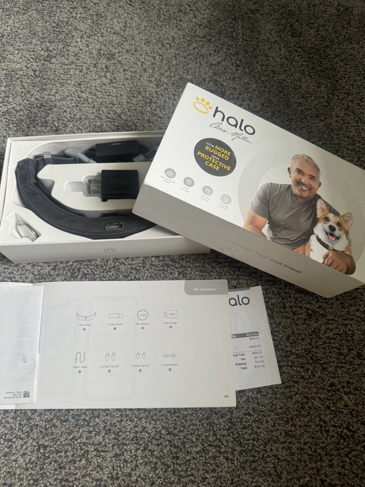 Halo Cesar Millan Wireless Dog Fence Collar with GPS Small eBay