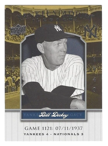Bill Dickey Baseball Sports Trading Cards & Accessories Vintageless