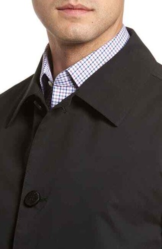 $295 Cole Haan, Button Front Jacket, Black, Size S - Picture 4 of 6