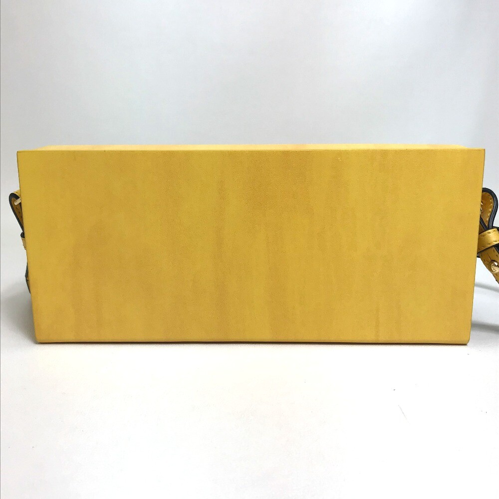 「FENDI」Yellow Black Logo Smooth Leather FENDI Yellow Black Logo Smooth Leather #PGK6EH | eBay