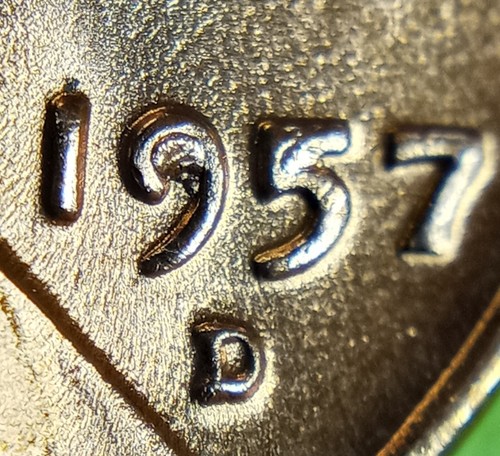 Roll of 1957 D Wheat Cents - All DDO's - UNC - Picture 6 of 24