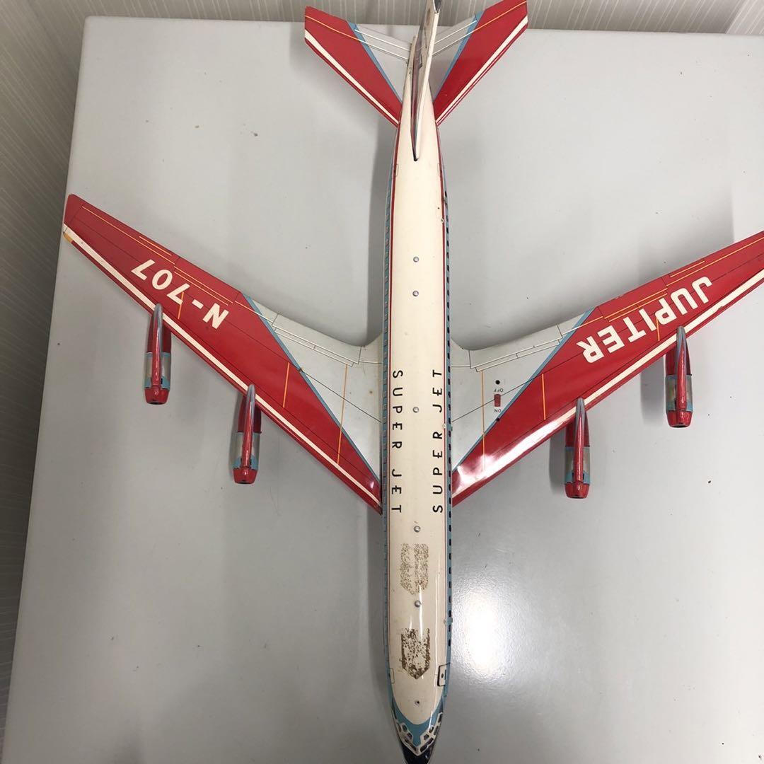 ブリキ飛行機、PANAMボーイング707ラインマートイ ブリキ飛行機、PANAMボーイング707ラインマートイ（国産ブリキ