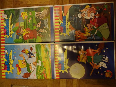 4 VHS-Videos Bibi Blocksberg