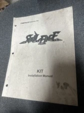 Namco SOUL EDGE Arcade Video Game Manual - good used original