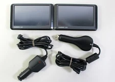 Garmin nüvi 265W 4.3” Wide Screen GPS Navigation W/ Car Charger Bundle Lot of 2