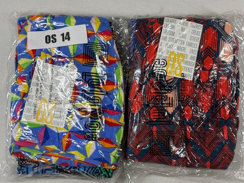 4 Pair of New One Size LuLaRoe Leggings Jogging Workout Yoga Leggings OS 14