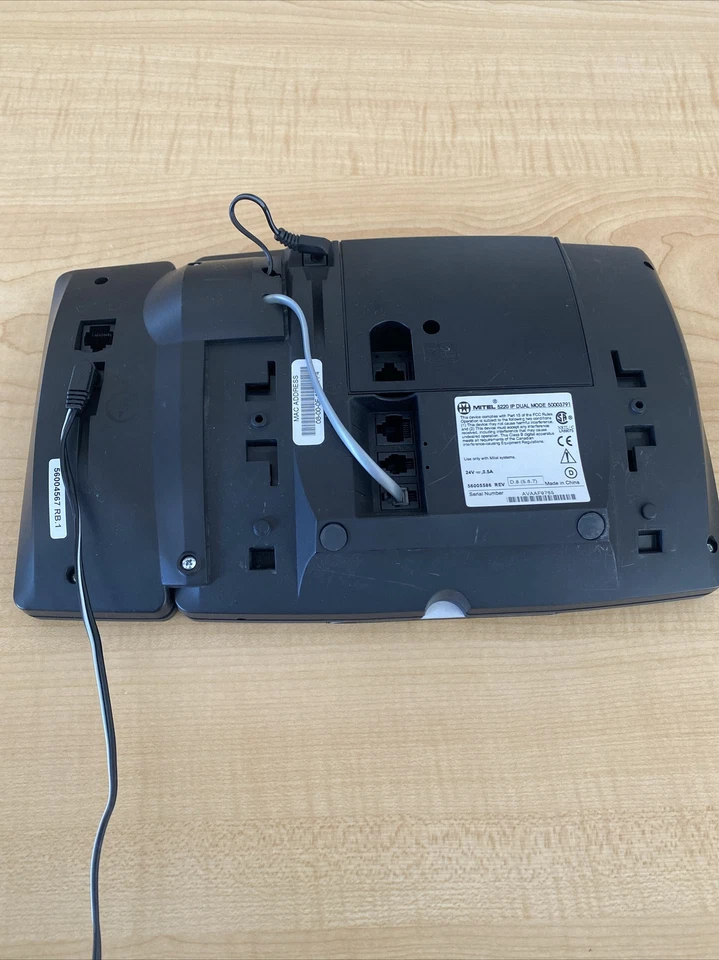 Mitel 5220 IP Dual-Mode Speaker Display Phone 50003791 Conference Unit 5310 - Image 2 of 4