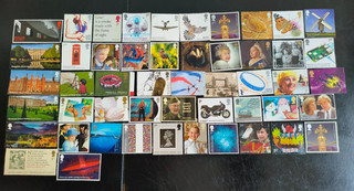 50 x 1st Class Unfranked Royal Mail GB Commemorative Stamps Off Paper