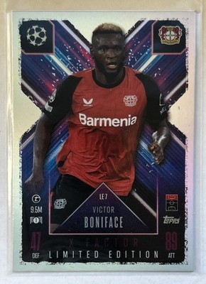 Victor Boniface  X Factor Limited Edition | Topps Match Attax 24/25 | Leverkusen