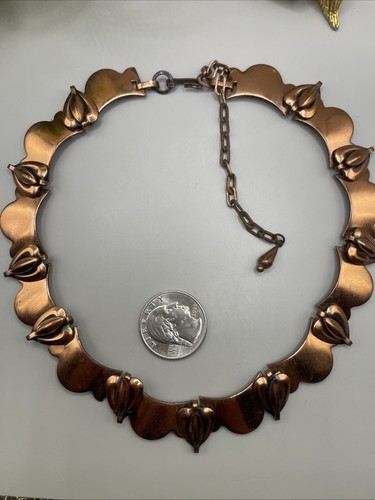 Vintage Copper Adjustable Length Necklace - Picture 3 of 6