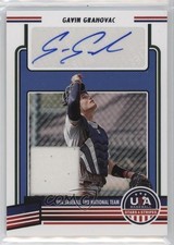 2023 Panini USA Baseball Stars & Stripes Materials Gavin Grahovac Auto b6y