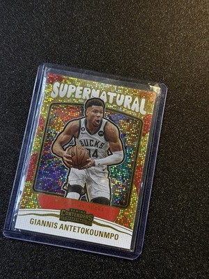 2023-24 Panini Contenders Basketball~Sparkle Supernatural~Giannis Antetokounmpo~
