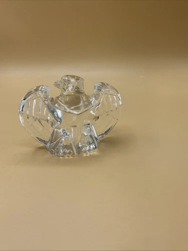 Steuben Type Art Glass EAGLE 3 1/2"Figurine Mint Condition