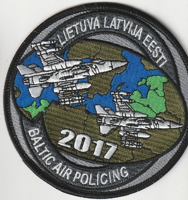 Dutch Air Force RNLAF Baltic Air Policing 2017 Lithuania Latvia Estonia patch
