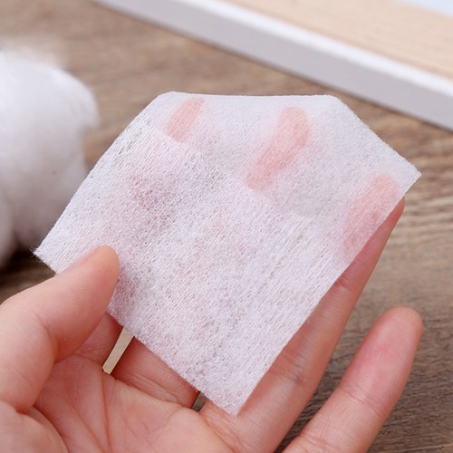 Almohadillas desmaquillantes desechables para rostro limpio 400 piezas de algodón en caja - Imagen 6 de 12