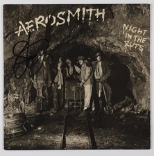 Steven Tyler Aerosmith JSA Signed Autograph Album Record Vinyl Night In The Ruts