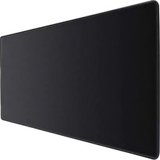 Large Black Gaming Mouse Pad 4mm Thick Computer Mousepad 35.4" x 15.7" x 0.16"