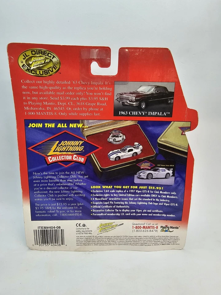 Johnny Lightning Classic Gold Collection 1971 Mustang Mach 1 Yellow - Image 4 of 4