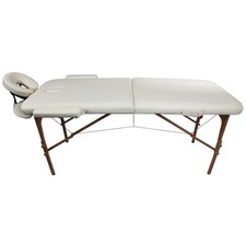 Profi Massageliege natur Kosmetikliege Massagebank Massagetisch bis 270kg