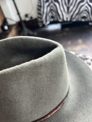 Akubra Leisure Time Hat, Small (54) Khaki?/ Pale Loden? Unisex. £69. Rrp £223 - Picture 17 of 23