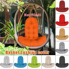Unstuffed Patio Hanging Egg Chair Cushion Cover Swing Unfilled Pad Cover Only  ☪
