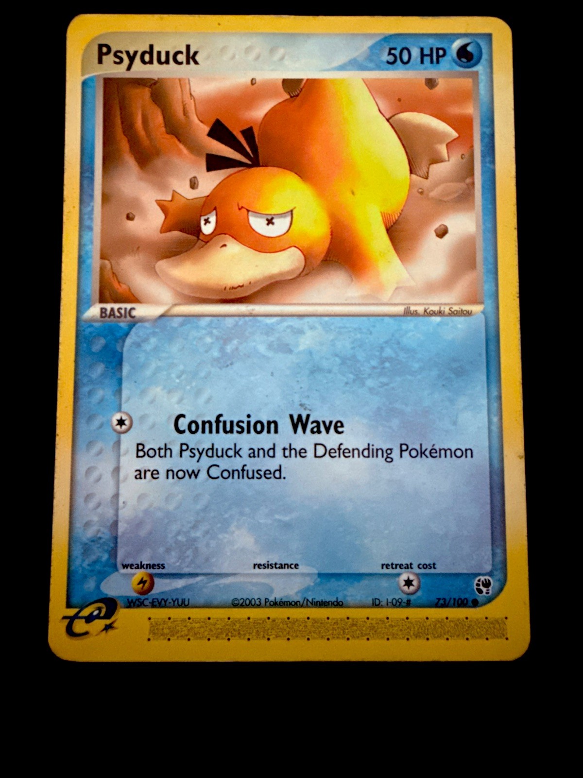 Pokemon EX Sandstorm 2006 Psyduck Card #73/100 Regular 