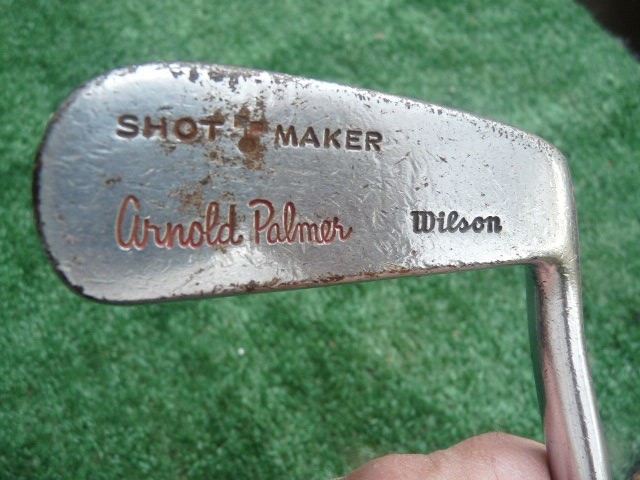 Wilson Arnold Palmer Shot Maker Collectible Putter Leather Grip RH 36"