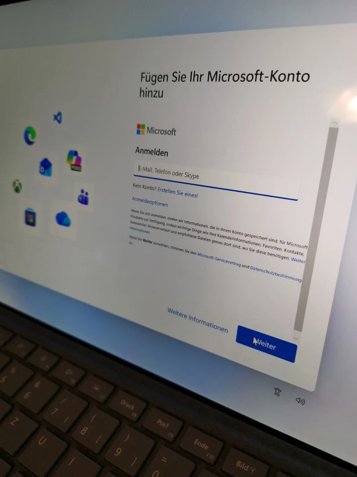 Microsoft Surface Pro 7 16GB RAM, 256GB SSD, WiFi, 12,3 Zoll - Platinum - Bild 3 von 4