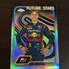 2024 Topps Chrome Formula 1 Oliver Goethe F1 Future Stars Refractor #52