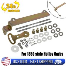 Dual Quad 2x4 Progressive Linkage Kit Throttle Rod For 1850 Holley Carburetors Dual Quad 2x4 Progressive Linkage Kit Throttle Rod For 1850 Holley Carburetors