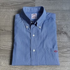 Brooks Brothers Men s Blue White Stripe Cotton Dress Shirt Sz 16-4