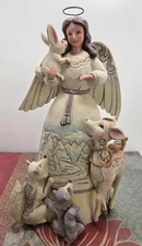 JIM SHORE Heartwood Creek Peace To All 2014 4041084 Woodland Angel Forest Animal